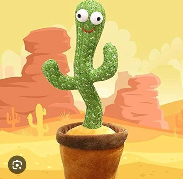 Dancing cactus Toy Talking Repeat Bluetech Singing Toy 120 Songs  (Green)
