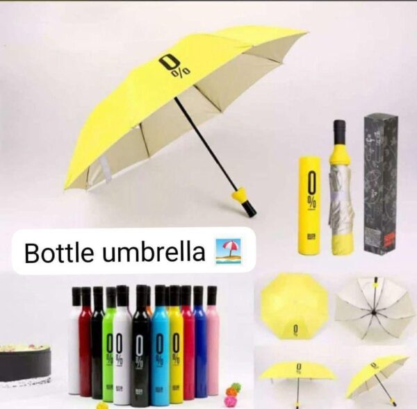 Bottle umbrella Dual Layer Folding