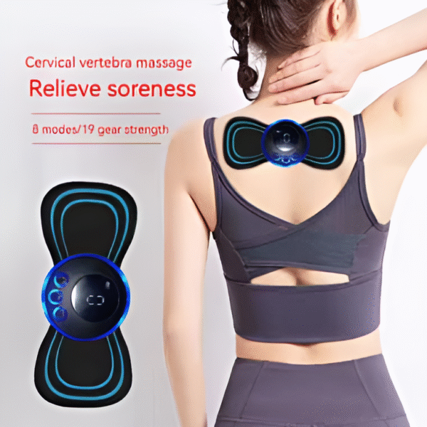 Mini Massage Machine – Portable Rechargeable EMS Massager for Full Body Pain Relief
