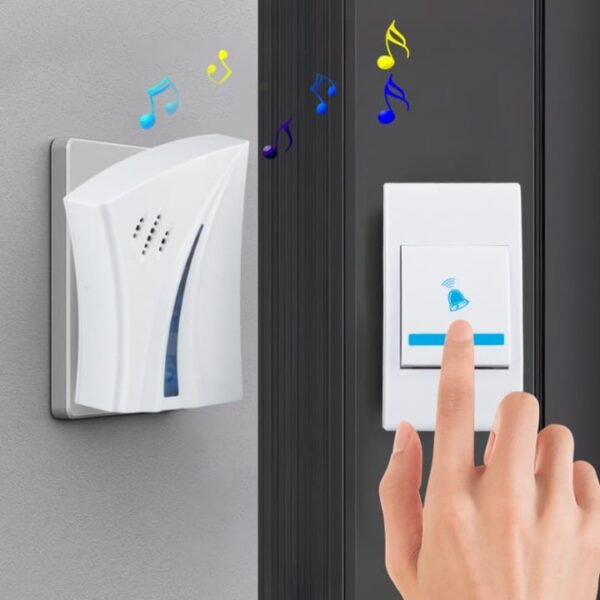 electronic doorbell typically consists
